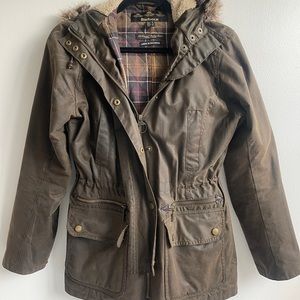 Army Green Barbour Jacket - Size 6 - Great condition
